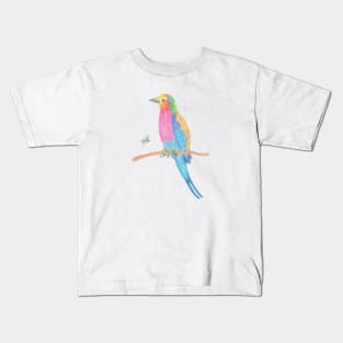 Lilac-breasted roller Kids T-Shirt